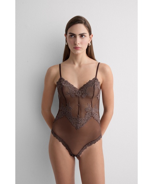 Pretty Flowers チュール＆レース ボディスーツ Pretty Flowers チュール＆レース ボディスーツ | Intimissimi