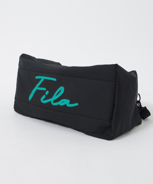 ボストンバッグ 「FILA/フィラ」 WEB限定 別注 筆記体 BIG ロゴ 3way  ボストンバッグ リュック ショルダーバッグ 大容量 47Lの画像