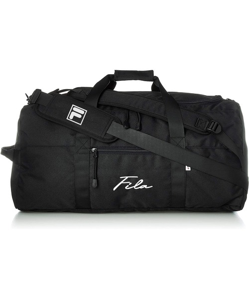 ボストンバッグ 「FILA/フィラ」 WEB限定 別注 筆記体 BIG ロゴ 3way  ボストンバッグ リュック ショルダーバッグ 大容量 47Lの画像