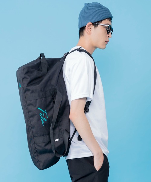 FILA ボストンバッグ 「FILA/フィラ」 WEB限定 別注 筆記体 BIG
