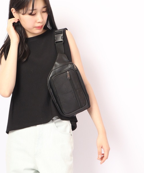 FUNALIVE ウエストポーチ K SELECT LEATHER ボディ ウエスト