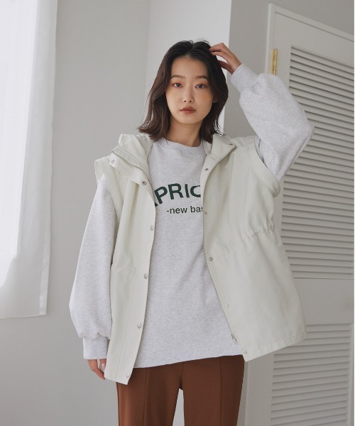 feepur パーカー マウンテンパーカー 2wayマウンテンパーカー / ベスト