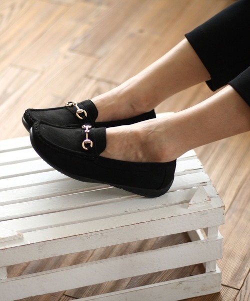 TONE（トネ） デッキシューズ モカシン スクエアトゥビットモカシン