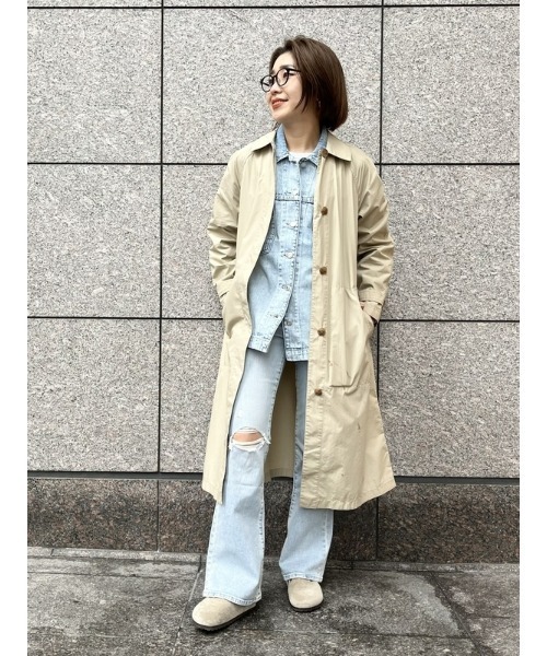 Nine West*デニム*ラフィア素材*上品*フレアヒール*サンダルIlea セール】ハイウエストダメージフレアデニムパンツ（デニムパンツ