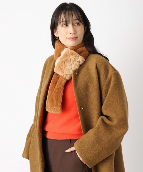 FURLA（フルラ） マフラー ストール フェイクファーマフラー