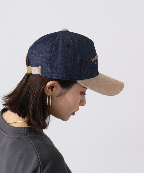 Woods（ウッズ） キャップ 帽子 メンズ WOODS WOODSスウェードデニム