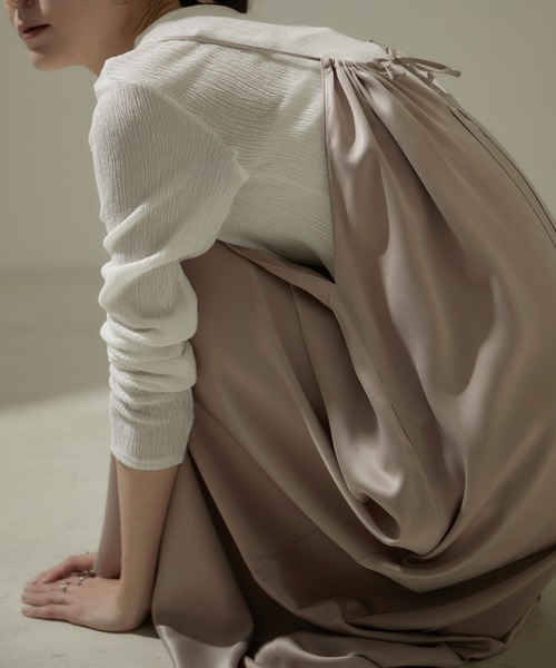 SALON adam et rope' ワンピース 「24SS」GENTLE SILK2WAYキャミ
