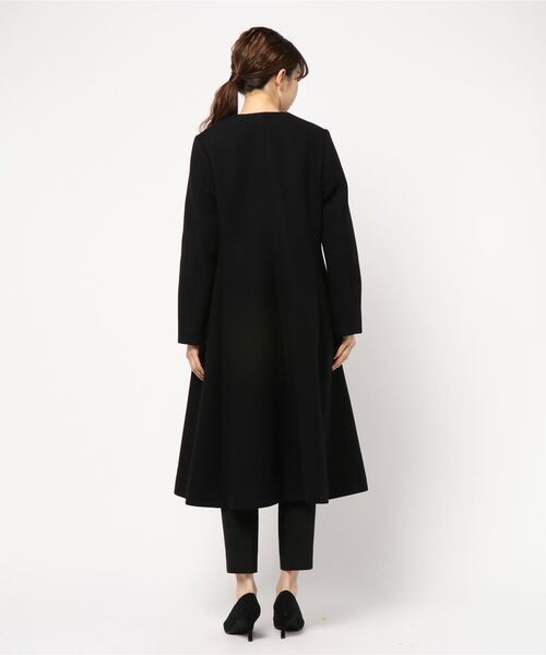 IENA LA BOUCLE」 ノーカラーコート 38 キャメル レディース 