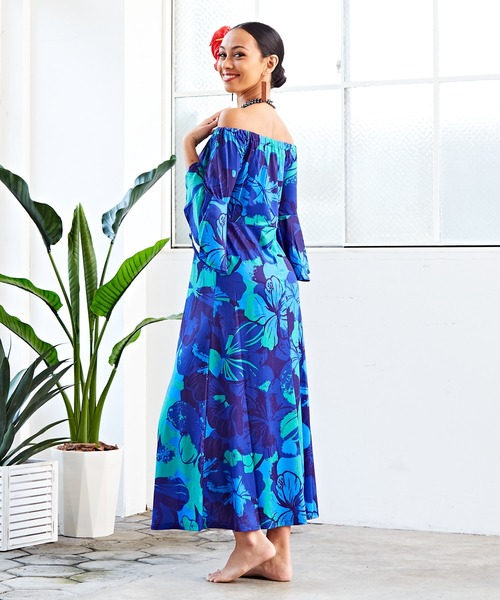 Maunaloa（マウナロア） ドレス 「Maunaloa」Ocean Blue Bird プア