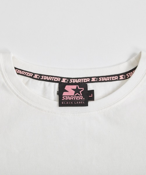 STARTER tシャツ / スターター 裾ニットテープ チビTee ショート