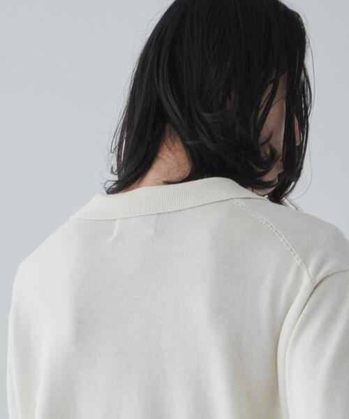 THE STANDARD セーター ニット WEGO/スキッパーニットポロ メンズ