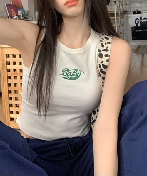 タンクトップ ノースリーブ Cutting tanktop  カッティングタンクトップ レディース Lace Ladies タンクトップ ノースリーブ サイド ギャザー カット