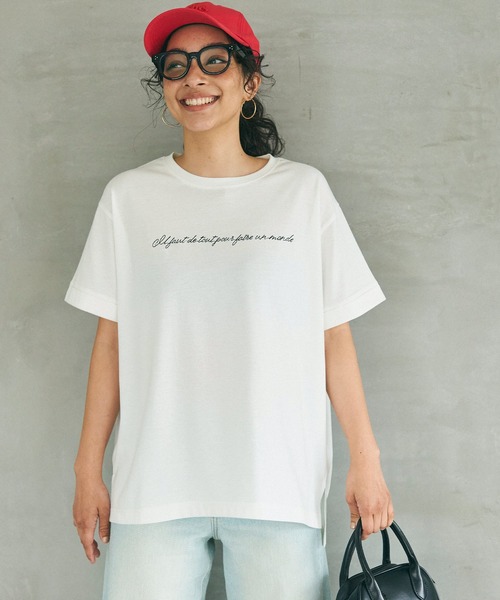 公式】COACH – コーチ | シグネチャー リンガー Tシャツ
