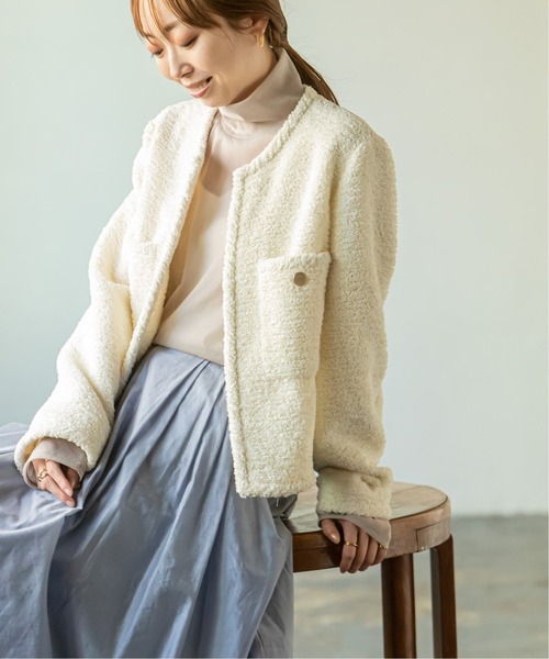 NOBLE アウター　春夏　オフホワイト NOBLE アウター春夏オフホワイト