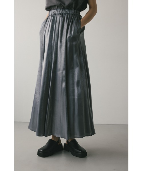 スカート m&e STYLEMIXER スカート メタリックナロースカート : ZOZOTOWN