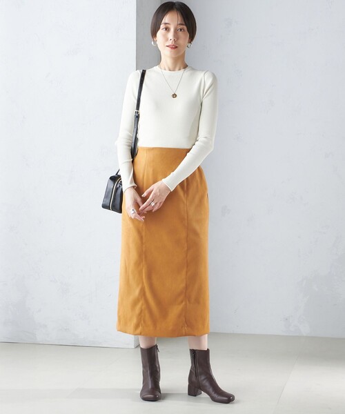 エルメス　スエード　タイトスカート（ミディアム丈） エルメス スエード タイトスカート（ミディアム丈）