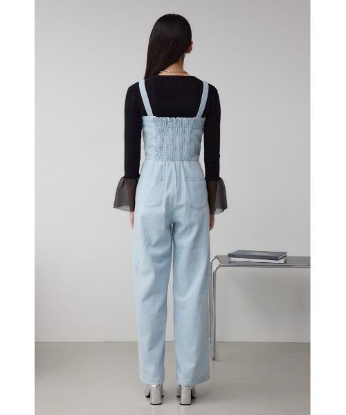 AZUL BY MOUSSY（アズールバイマウジー） オールインワン デニムベア