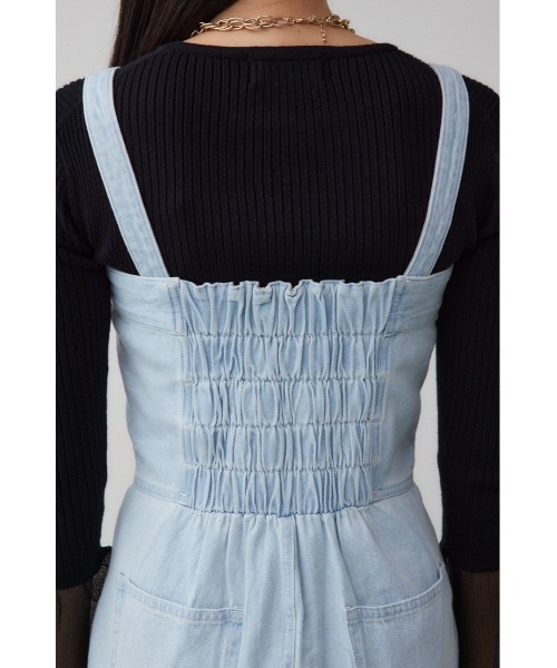 AZUL BY MOUSSY（アズールバイマウジー） オールインワン デニムベア