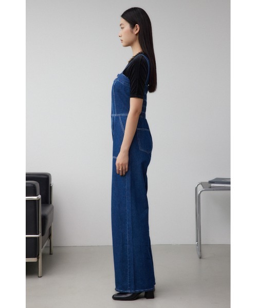 AZUL BY MOUSSY オールインワン デニムベアワイドオールインワン