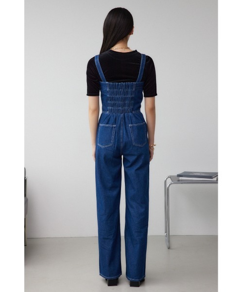 AZUL BY MOUSSY オールインワン デニムベアワイドオールインワン