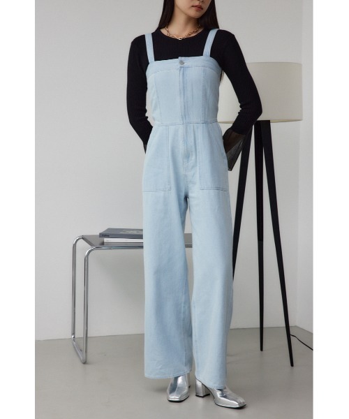 AZUL BY MOUSSY（アズールバイマウジー） オールインワン デニムベア