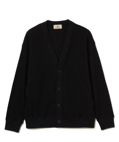 SEAGREEN カーディガン SEAGREEN(シーグリーン) BIG WAFFLE