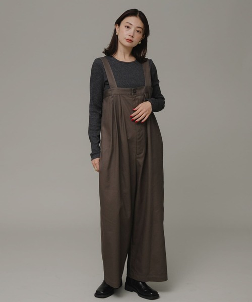 サロペット・オーバーオール・オールインワン ujoh trench bare dress URBAN RESEARCH Sonny Label サロペット オーバーオール ハイウエスト