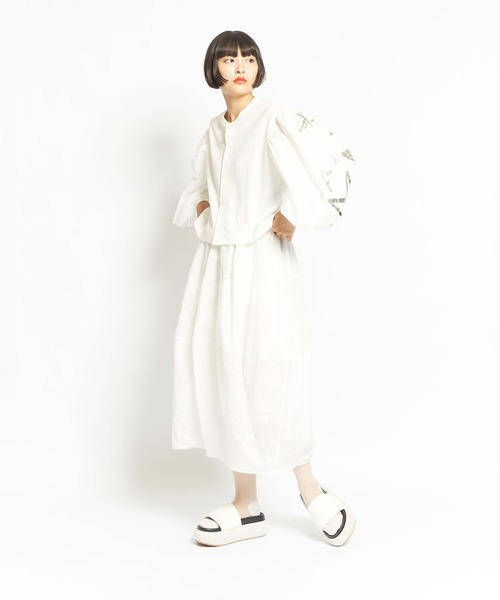 500Autumnstyling/ 新品未使用 コクーンスカート　白 楽天市場】白 スカート（スタイル（スカート）コクーンスカート