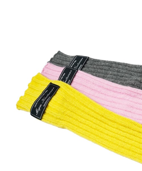 MSGM（エムエスジーエム） 手袋 リブニット ウールブレンド ロング 