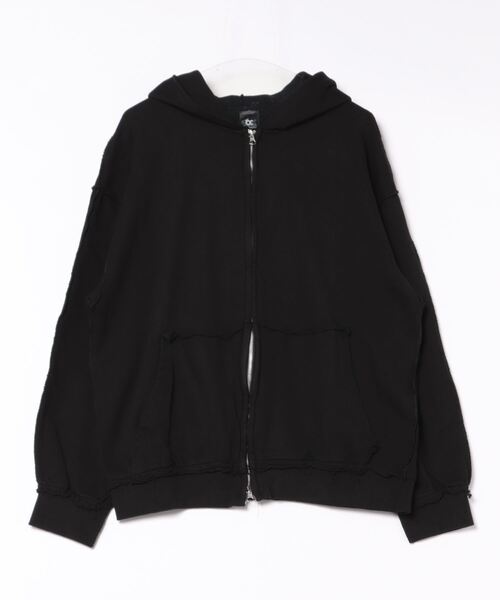 ankoROCK zipパーカー ストリートロゴスウェットジップアップパーカー / スエット ZIP