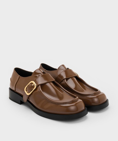 CHARLES ＆ KEITH（チャールズ&キース） ローファー バックル 