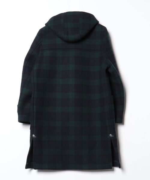 VAN jacket】チェック柄ウールダッフルコートSIZEM