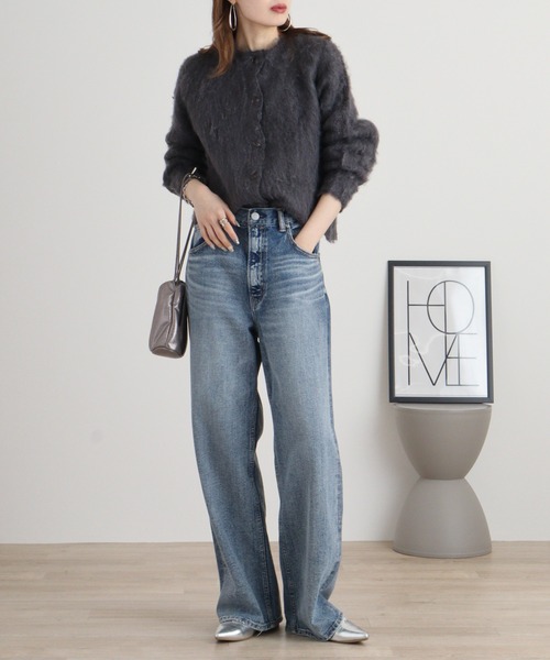 o7180 未使用　タグ付き　BRODIAEA　カシミヤ　ニット　カーディガン セール】BRODIAEA 洗えるカシミヤシリーズ カーディガン（ニット