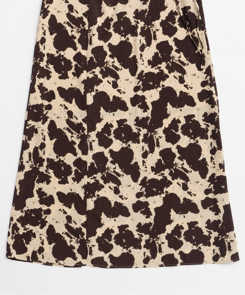 掲載5日迄メゾンスペシャルCOW Printedスカート36 MAISON SPECIAL スカート COW Printed Maxi Skirt/COWプリント