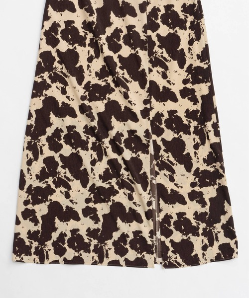 掲載5日迄メゾンスペシャルCOW Printedスカート36 掲載5日迄メゾンスペシャルCOW Printedスカート36 MAISON