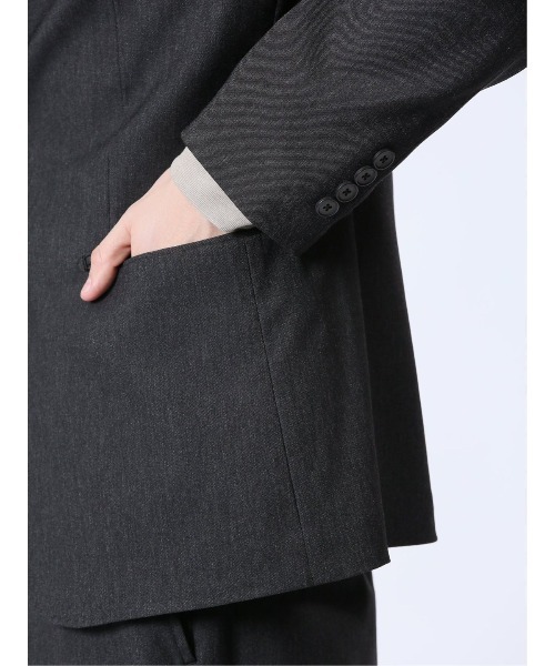 m.f.editorial カジュアルスーツ 「ストレッチ ウォッシャブル