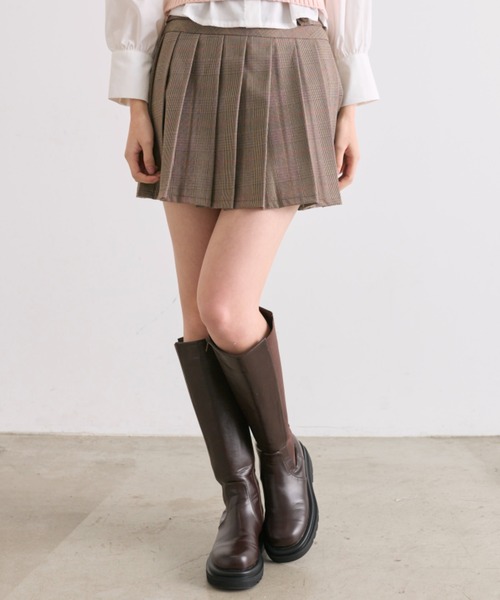 OLIVE des OLIVE（オリーブデオリーブ） スカート プリーツミニ