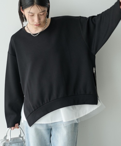 Shelly island（シェリーアイランド） tシャツ ダンボールサイドZIP