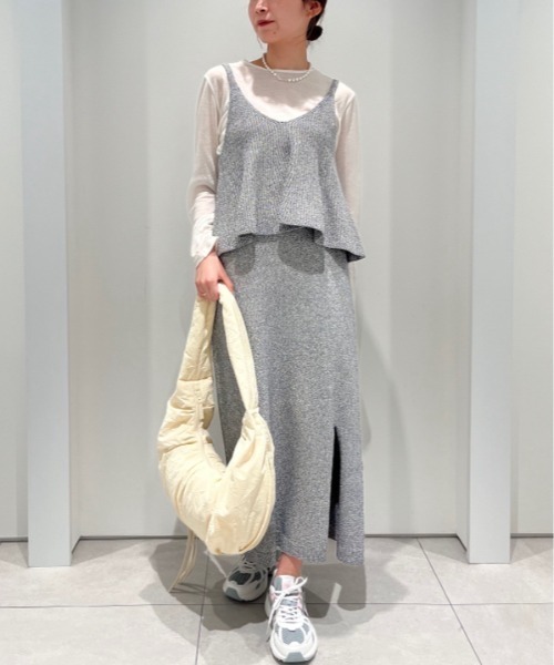 【emmi】ラメニットスカート emmi スカート eco ラメニットスカート : ZOZOTOWN Yahoo!店