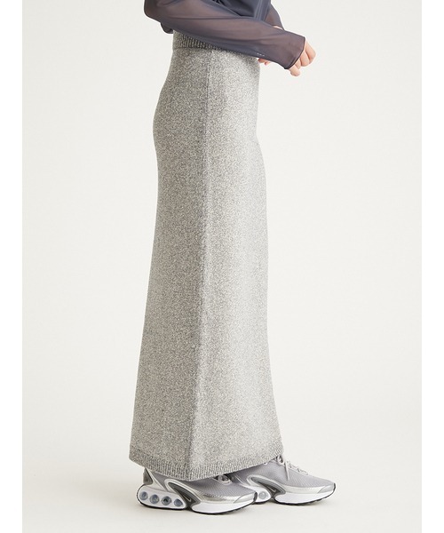 【emmi】ラメニットスカート emmi スカート eco ラメニットスカート : ZOZOTOWN Yahoo!店