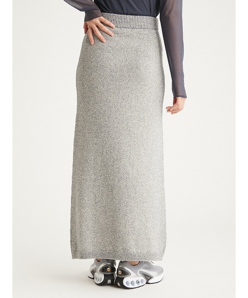 【emmi】ラメニットスカート emmi スカート eco ラメニットスカート : ZOZOTOWN Yahoo!店