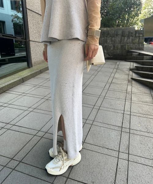 emmi スカート eco ラメニットスカート : ZOZOTOWN Yahoo!店