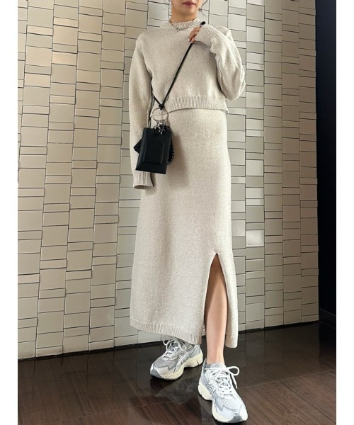 emmi ラメニットスカート emmi スカート eco ラメニットスカート : ZOZOTOWN Yahoo!店