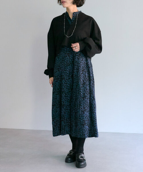 ear PAPILLONNER トレーナー スウェット Vネックプルオーバー