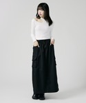 tシャツ one-shoulder cut a...の詳細画像5