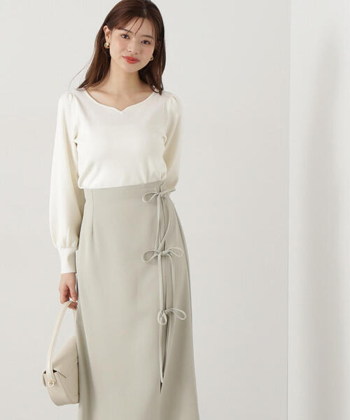 ニット セーター ハートネック総針ニット / 1215170201 レディース PROPORTION BODY DRESSING ニット セーター ハートネック総針