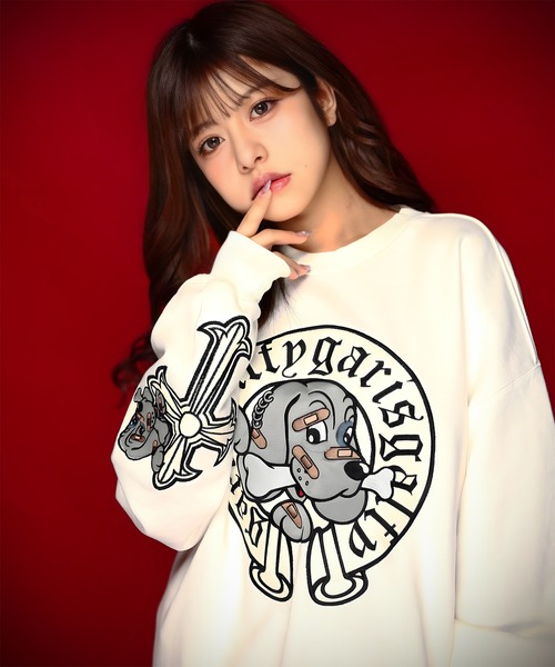 トレーナー スウェット GD クルースウェット ”COFFEE ＆ DONUTS レディース メンズ GD クルースウェット 'COFFEE & DONUTS'（スウェット）｜Re