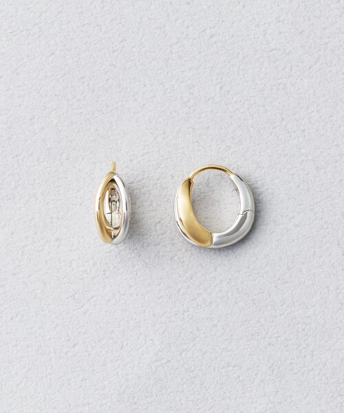 Jouete（ジュエッテ） ピアス 「スナップピアス」 ダブルライン コンビ