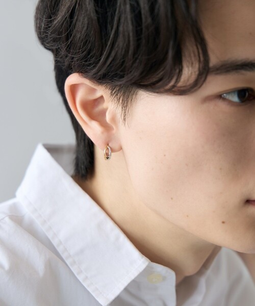 Jouete（ジュエッテ） ピアス 「スナップピアス」 ダブルライン コンビ