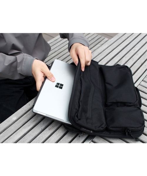 【新品・タグ付き】Snow Peak ラップトップケース グレー／PCケース snow peak 最大45%☆8/25限定 スノーピーク PCケース ラップ